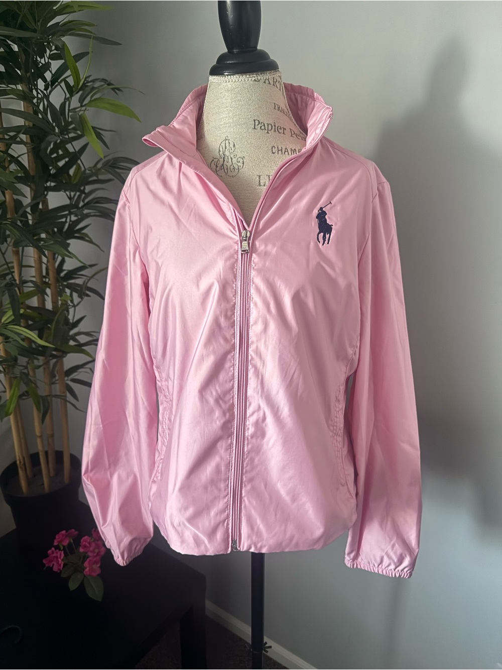 Ralph Lauren polo jacket size large Golf Pink women